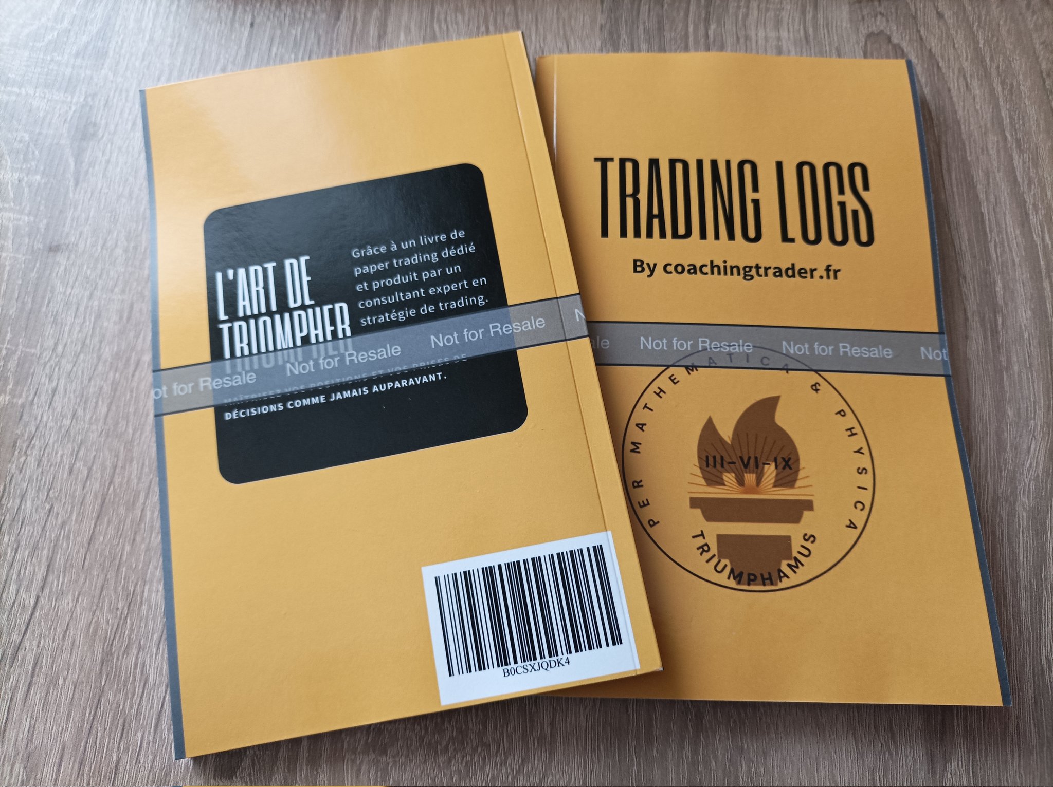Journal de Trading – Trading Logs Book (FR/EN)